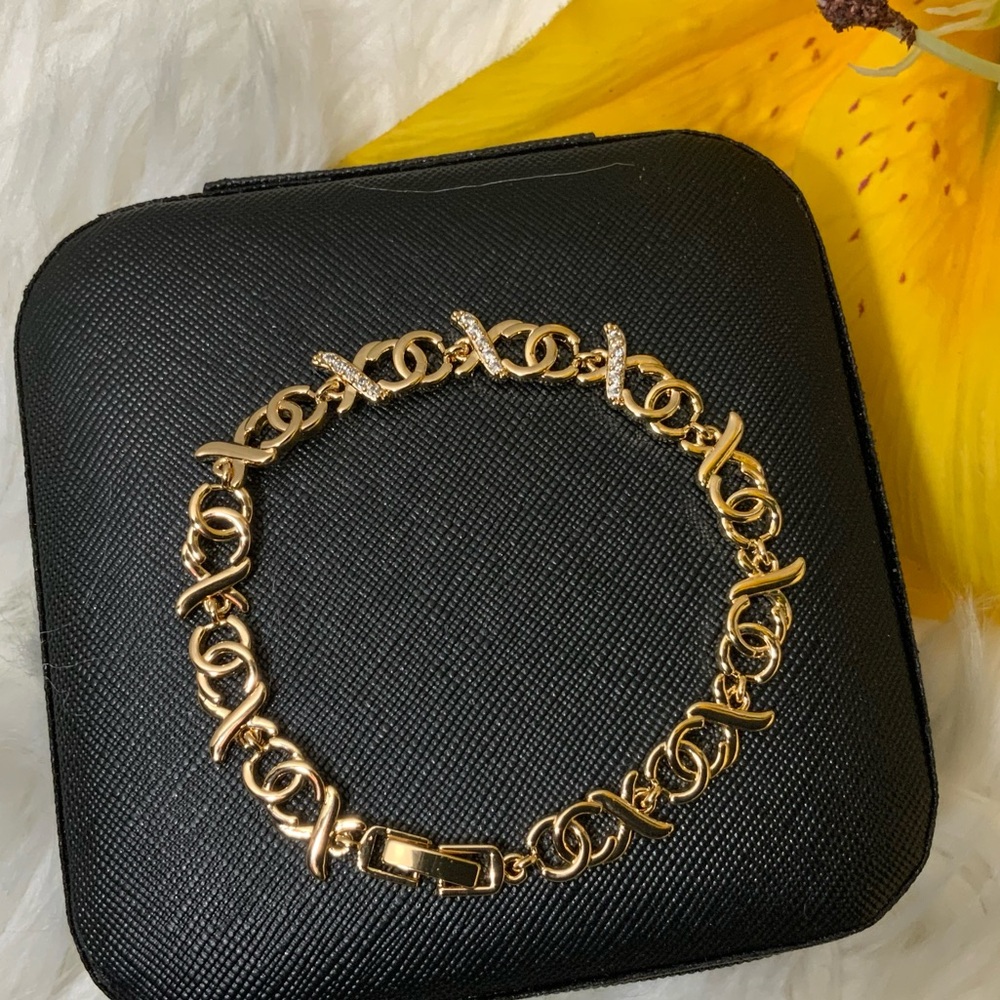 Gold Diamond Chain Bracelet - Women Jewelry
